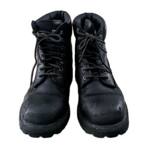 Timberland Pro Series 6" Waterproof Leather Men's Boot - Black Nubuck, Size 10M